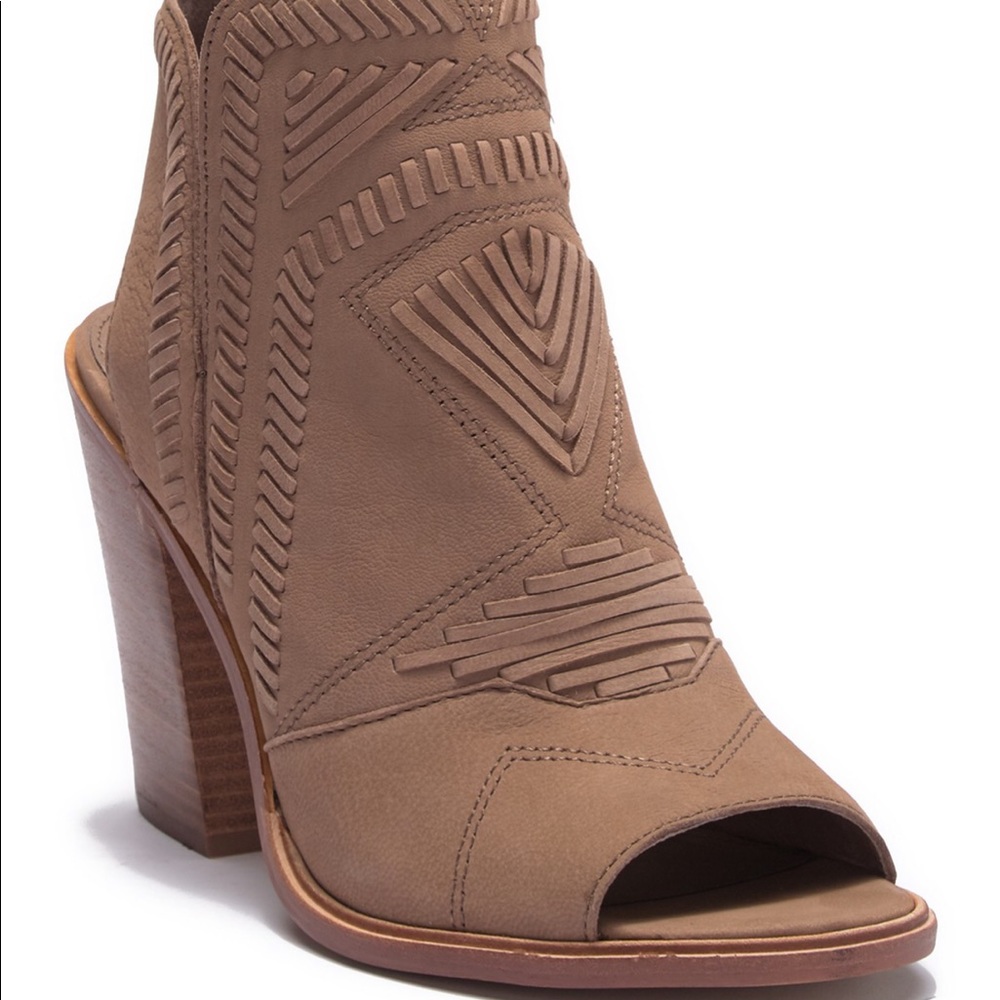 Vince Camuto open toe booties